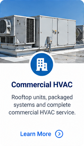 Fenwick HVAC service card: Commercial HVAC